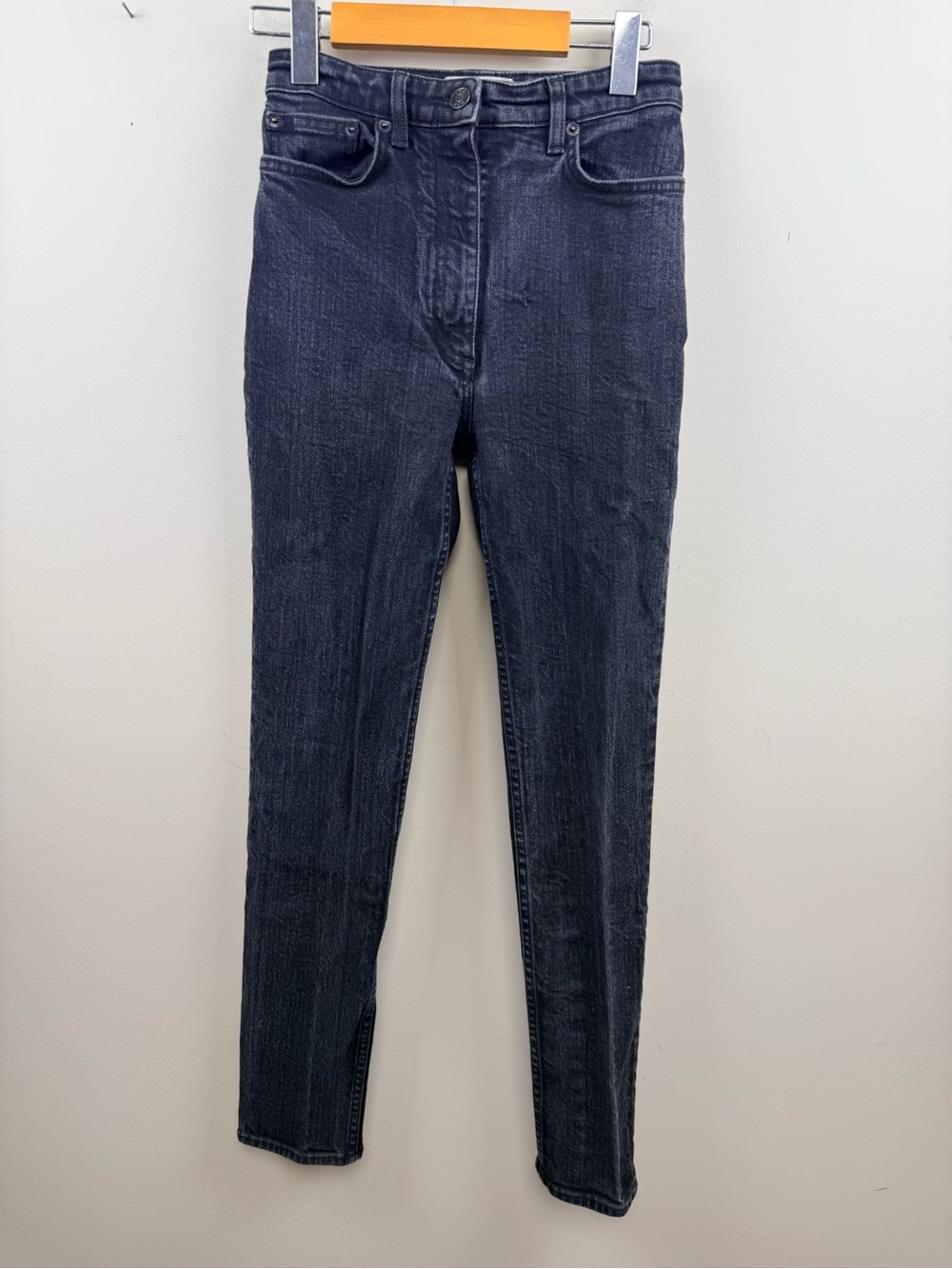The row high rise distressed skinny jeans 2 authentic